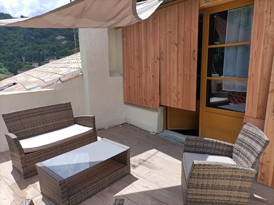 Grand Gite Terrasses Largentière Eksteriør billede